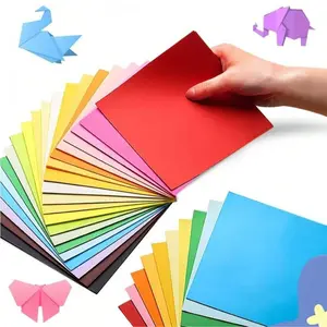 TOOUEE Origami Paper 20 Colors 200/100 Sheets 6" x 6" , Double Sided Color Origami Kit for Crafts & Art, Allow for Easy & Intricate Folding for Beginner Origami Flowers, Craft Supplies