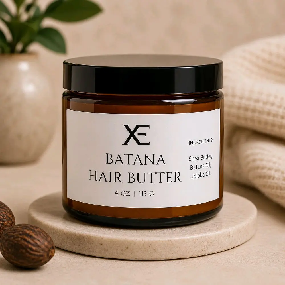 Batana Hair Butter - 4 oz Haircare Treatment, Daily Frizz-Control, Moisturizing Hair Oil