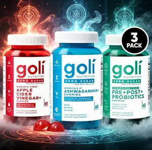 Zero Sugar 3 Pack Gummies Bundle | Apple Cider Vinegar, Ashwagandha, Pre+Post Probiotics, Gut Digestion