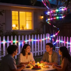10m Waterproof Outdoor LED Strip Light - Home Improvement Lighting for Private Courtyard, Festival Decoration Projects decor party room