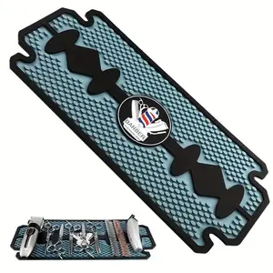 Hair Clipper Pad, Silicone Non-slip Hair Clipper Mat, Heat Resistant Hair Styling Tool Mat, Hairdressing Tool Holder, Hairdressing Accessories, Durable