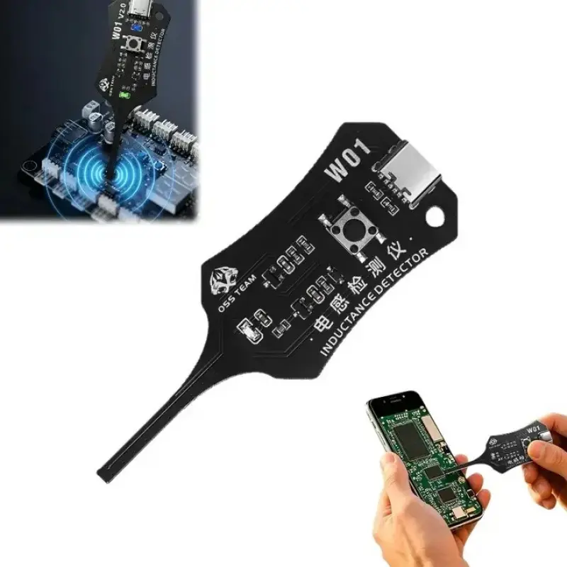 Type-C Electromagnetic Induction Sensor Tester - High Detection Accuracy Electrical Measuring Tool for Electronic Repair, with Stable Performance, Non-Contact Detection, Inductance Testing, Wide Power Supply Compatibility