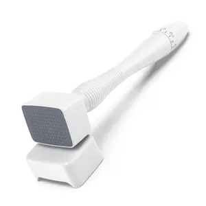 Titanium Derma Stamp - 0.25mm Tool for Skin Care - Ergonomic Handle & Premium Quality Materials - Portable & Friendly for Beginners - White
