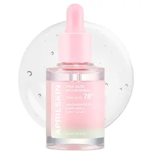 [APRILSKIN Official] Pink Aloe Mucin Serum (30ml) | Soothing, Glowy Serum | Jejudo Pink Aloe | Korean Skincare | Glass Glow Hydrate Moisturizer
