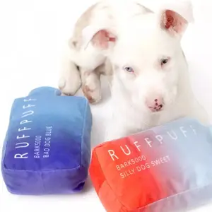 Cross Border New RUFF PUFF Dog Squeaky Plush Toys Wholesale Amazon Hit