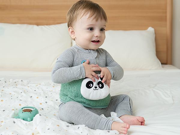 Momcozy Elite Baby Kit, Superior Gift Set for Grooming & Health & Cleansing, Include Electric Nail File&Nasal Aspirator, Heated Tummy Wrap,Thermometer,Bath Brush,Teether,Medicine Pacifier,Storage Case