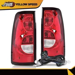 Red Tail Lights Brake Lamps Fit For 2003-2006 Chevy Silverado 1500 2500 3500 HD