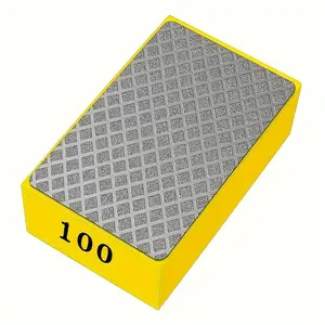 1pc Diamond Hand Polishing Pads for Ceramic Tile Glass, Sanding Blocks Polishing 60#, 100#, 200#, 400#, Abrasive Discs