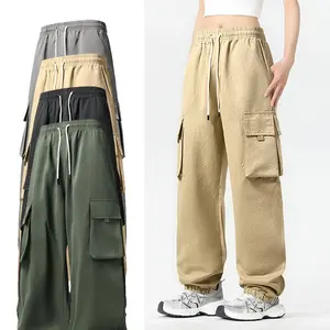 Fashionable women’s best-selling cargo jogger pants—long trousers made from wrinkle-resistant, firm, wear-resistant fabric; loose fit for outdoor commuting; easy to maintain; suitable for everyday wear in all seasons, hiking, going out, workouts, and camp