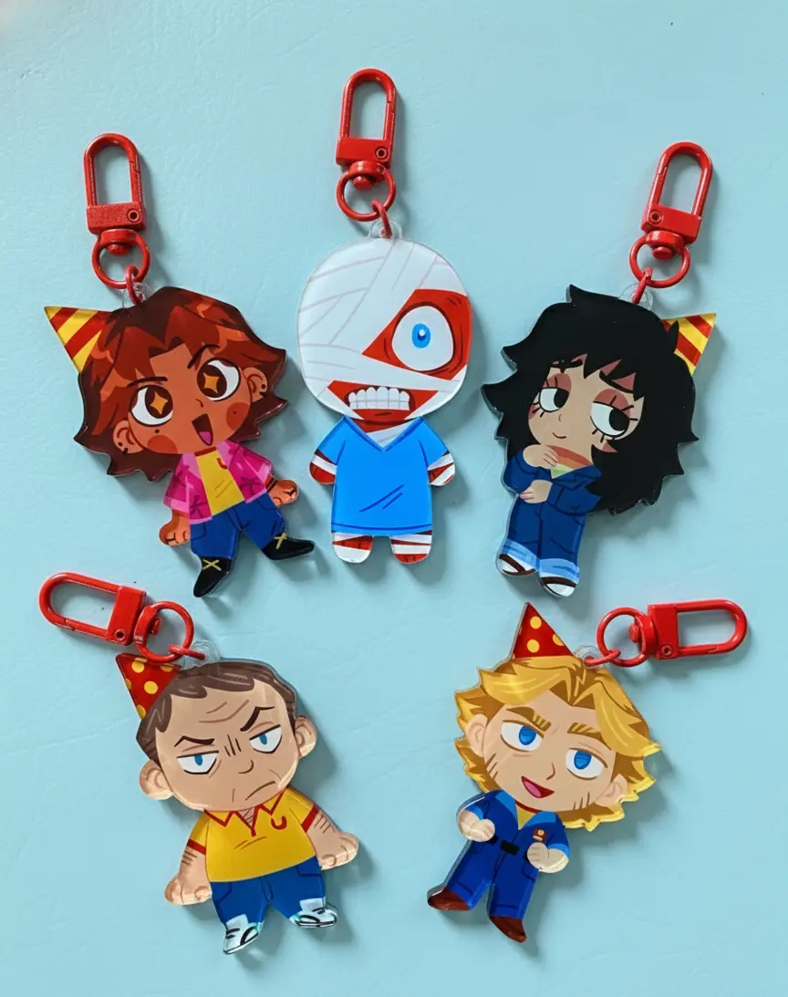 Mouthwashing Crew Keychains, Kawaii Mouthwashing Keychains, Funny Keychain, Cute Accessory, Fun Charm For Backpack Or Purse | High Quality and Customer Favorite Items