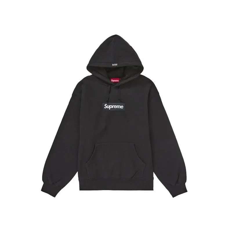 Supreme Men's Box Logo Hooded Sweatshirt (FW24) Black, from StockX