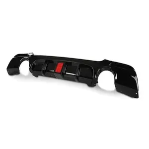 Rear Bumper Diffuser w/ Light Fit For 2007-2013 BMW E92 E93 3 Series M Sport
