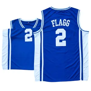 Man #2 Viral Basketball Jersey - Excellent Breathability-Flagg Duke Blue Reprint