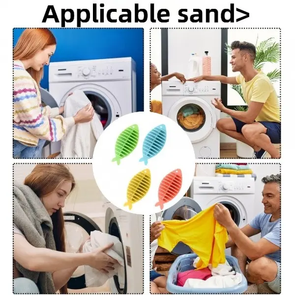 8pcs Anti Tangle Laundry Balls | Prevent Clothes Twisting |laundry must have、washing hack、household gadget、laundry essential