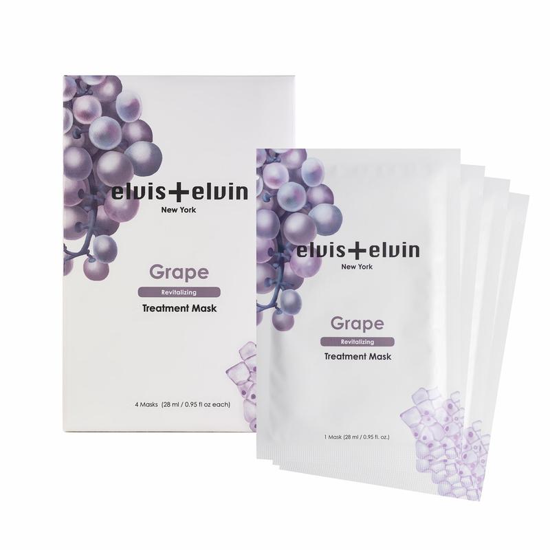Elvis+Elvin Grape Revitalizing Treatment Mask 3.0 - Sensitive Skin Skincare Moisturizer (28ml/112ml)