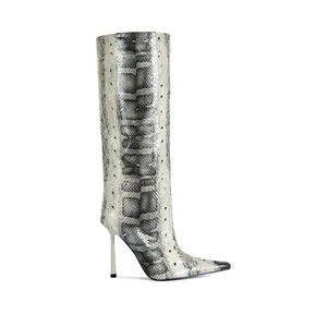 MADEYE-SNAKE STILETTO BOOT