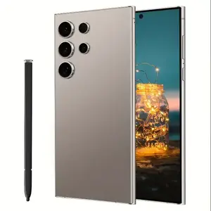 EET S25 Ultra Unlocked 5G Smartphone, 12GB+512GB, 6800mAh Battery, Fast Charging Capability, Android 14 System, 108MP+48MP Camera, Face & Fingerprint Unlock | Dual SIM | Autofocus | Built-in Pen |