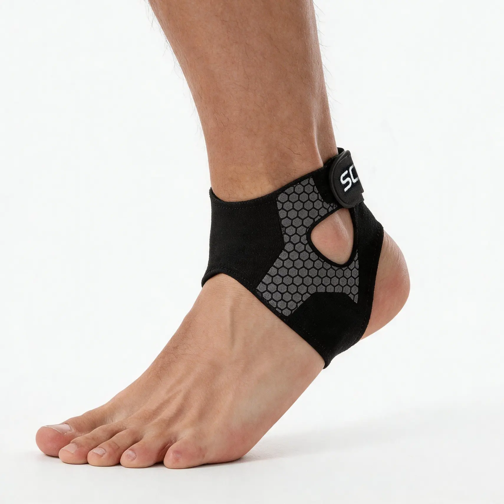 Adjustable Ankle Protective Compression Support - Breathable Ankle Stabilizer Brace for Men & Women, Ideal for Sports, Running, Fitness