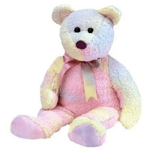 TY Beanie Buddy - GROOVY the Ty-Dyed Bear (14 inch) - MWMTs