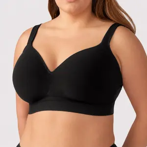Shapermint Sweetheart Contour Wireless Bra with Soft Foam Cups & Adjustable Wide Straps Womenswear Fabric Stretchy Light