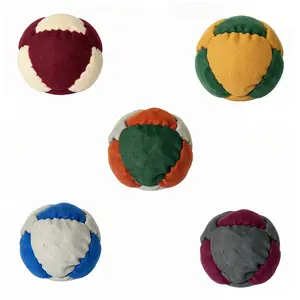 Colorful Plush Hacky Sack Footbags, Soft Durable Kick Balls for Kids Adults, Perfect for Outdoor Camping, Backyard Games, Improve Balance and Coordination