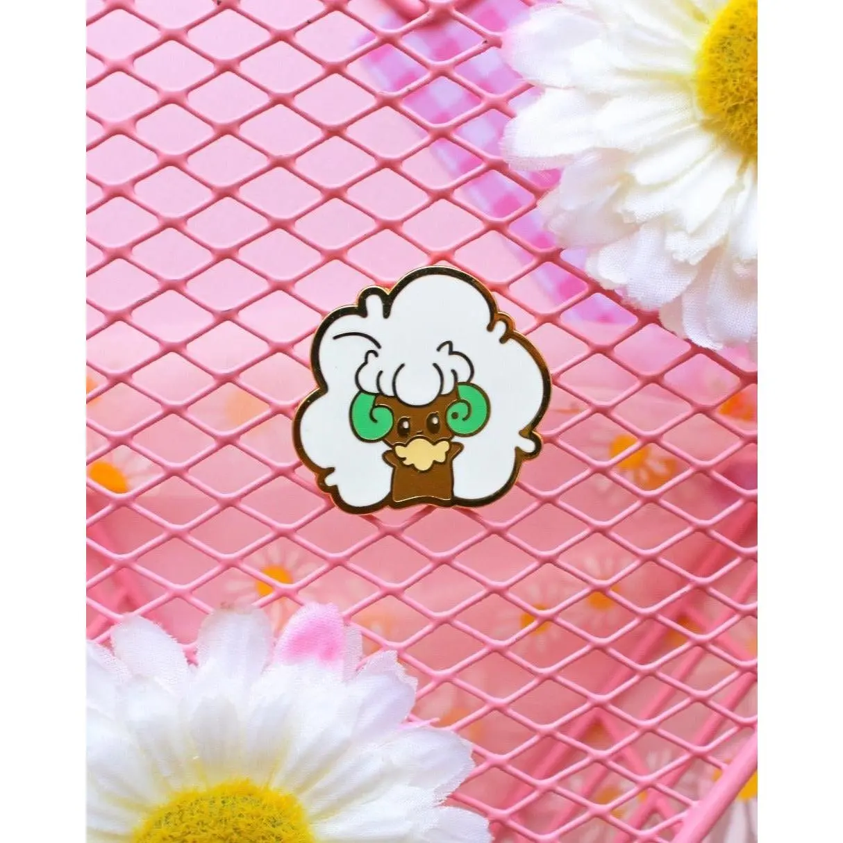 Cottonball Pin