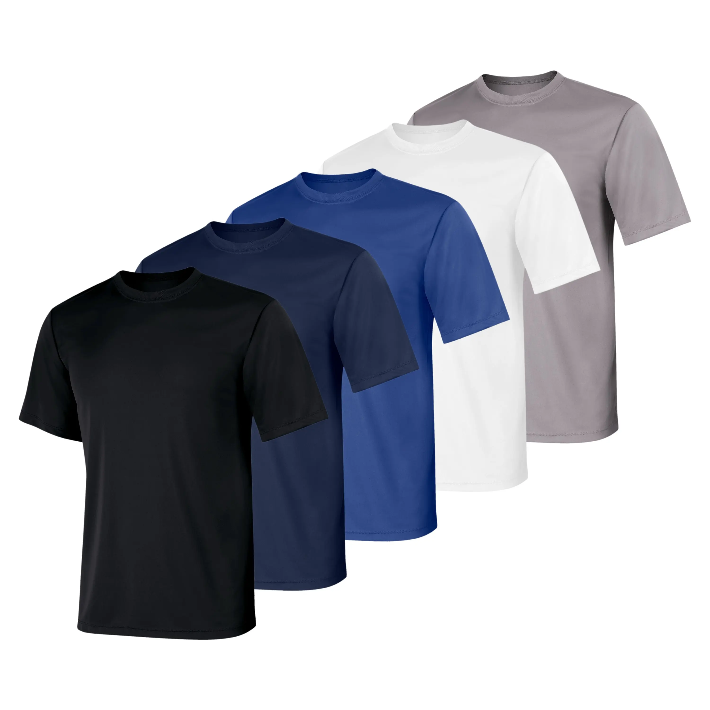 Hanes Sport Cool Dri Men's Performance T-shirt Value 5-pack Underwear Multi Pack Comfortable Fit Soft Stretch Fabric Breathable O48205