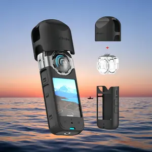 Action Camera Protective Case Kit, Anti-fog Lens Protective Cover, Sports Camera Accessories for Insta360 X3, Smartphone