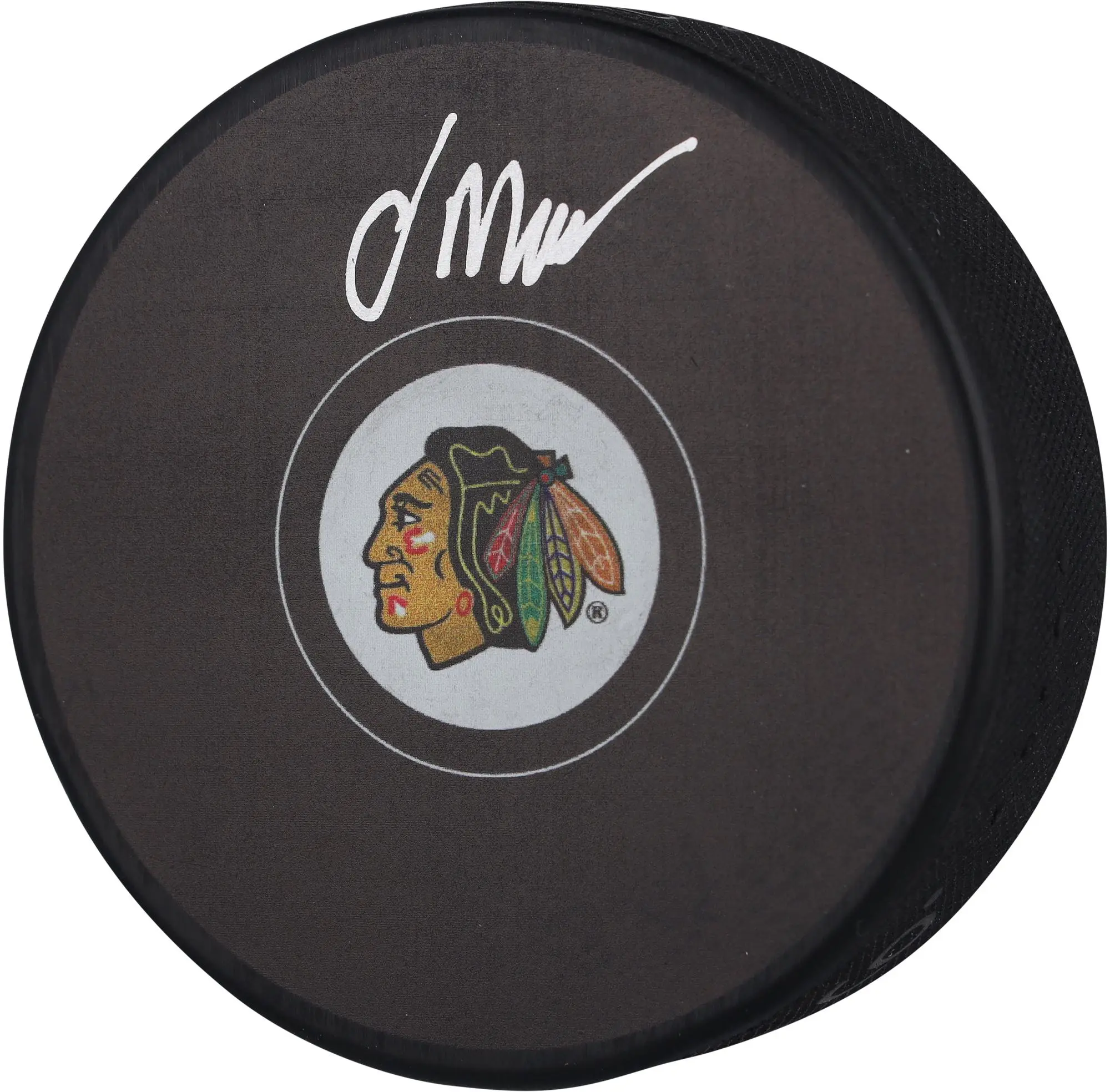 Oliver Moore Chicago Blackhawks Autographed Hockey Puck - Fanatics Authentic Certified