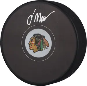 Oliver Moore Chicago Blackhawks Autographed Hockey Puck - Fanatics Authentic Certified