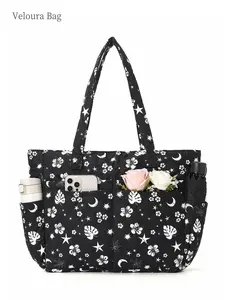 1pc Large Capacity Multi-Pocket Tote Bag for Women, Stylish Versatile Bag, Trendy Versatile Bag, Stylish Shoulder Handbag, Organizer Bag with Multiple Compartments, Fits Phone, Bottle, Cosmetics, Perfect for Work, Travel, Shopping, Gift for Mother’s Day