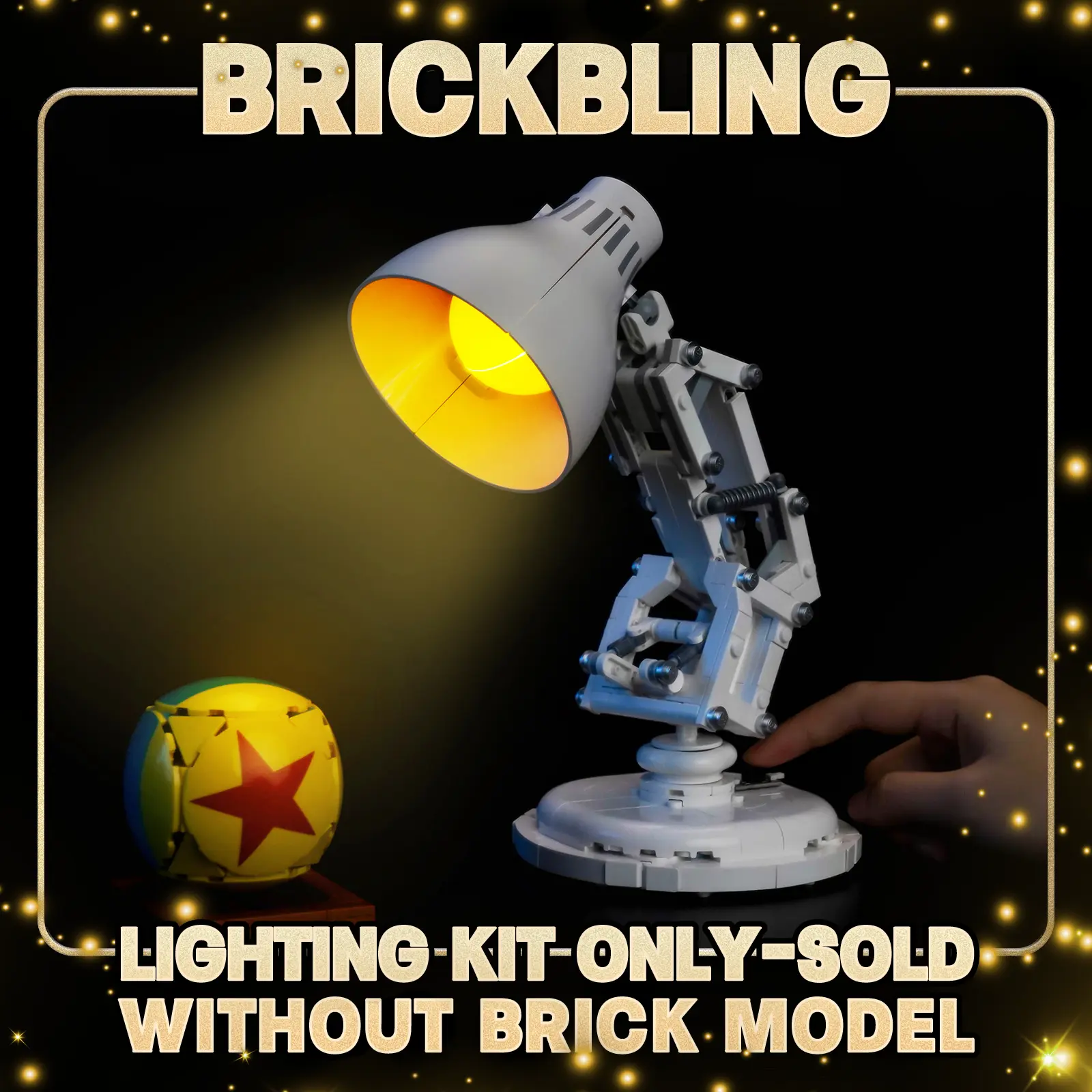 【BrickBling LED Light Kit】Compatible with Ideas Desk Lamp Building Set ...
