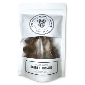 Freeze-Dried Rabbit Organs for Dogs & Cats | Single Ingredient Treat