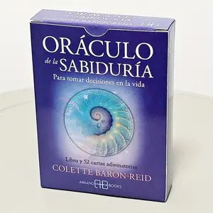 New Spanish Wisdom Oracle Cards, 52 Spanish-Speaking Classic Tarot Cards for Beginners and Enthusiasts, Perfect for Divination and Spiritual Journey, Great Gift for Games and Festivals
