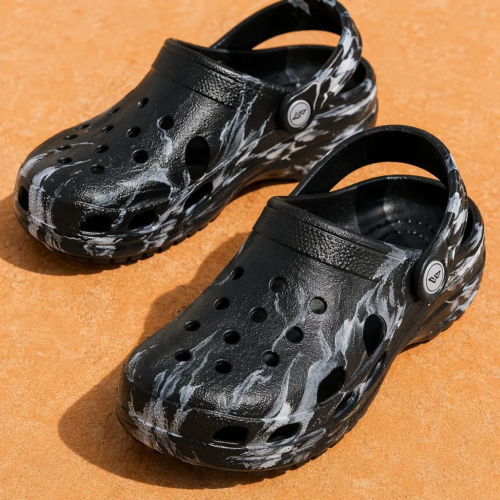 Kids' EVA Clogs, 2-Way Slip-On Outdoor Water Shoes for Boys & Girls with Arch Support and Anti-Slip Soles, Soft Footwear, Synthetic, Anti-Slips