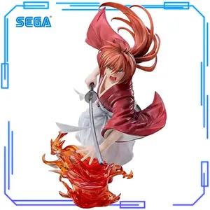 SEGA Luminasta Rurouni Kenshin Samurai X – Himura Kenshin Flaming Charge Ver. Figure Anime PVC Figurine Collectible Display