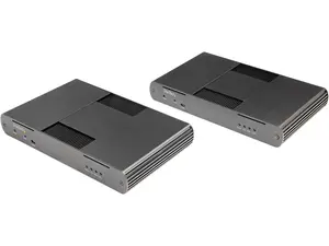 4 Port USB 3.0 Extender Hub with 1x Gigabit Ethernet Port Extension over Single Cat6a/Cat7 Cable (RJ45), 330ft/100m, 5Gbps USB-A Extender Kit, USB Extender, USB 3.2/3.1 Gen 1 - Externally Powered (USB3004EXT2)