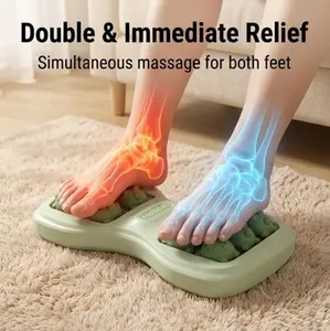 Foot Massager Roller | 4-Row Magnetic Bead Design for Deep Tissue Relief | Stimulates Pressure Points & Improves Circulation | Relieves Foot Pain, Stress & Fatigue | Easy Home Foot Spa Solution