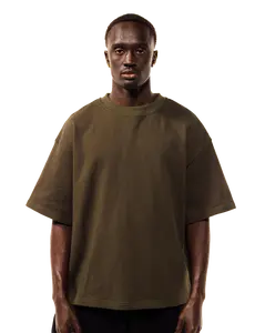 Mobius Tee in Taupe Green