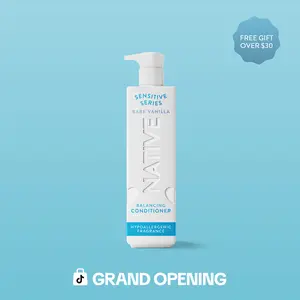 NATIVE Sensitive Series Conditioner – Hydrating Hair Care for Sensitive Scalp, Ceramide-Enriched