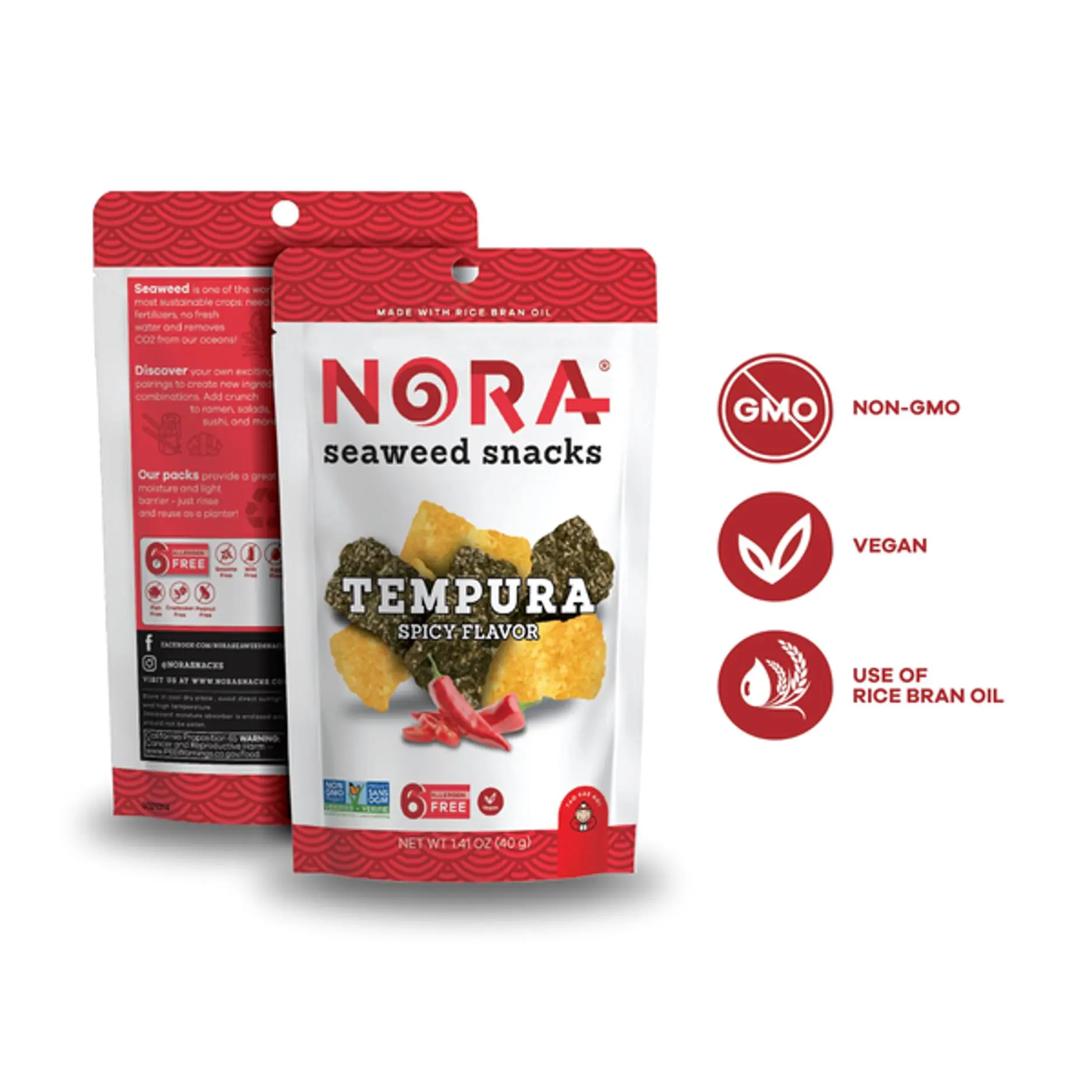 NORA Crispy/Tempura Seaweed Snacks