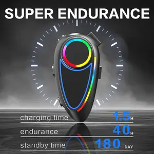 MOKATA 2026 New Motorcycle Riding Helmet Intercom Headset, Smart Noise Reduction, HD Calling, Long Battery Life, Bluetooth 5.0, Motorbike Riding Speaker