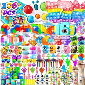 Party Favors & Treasure Box Assortment for Kids, Perfect Mix of Small Toys, Stress Relief & Anxiety, Fidgets, and Novelty Items for Classroom Prizes, Goodie Bags, Stocking Stuffers, Great for Birthdays, Holidays, and School Events, party gifts