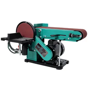 4" x 36" Belt Sander 6" Disc Polisher Grinder Sanders,120V/60Hz.Green Color