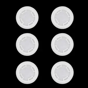2" Bung Cap Fine Thread Plastic Drum Plug with Gasket for 55 Gallon Poly Drum (6 Pack)