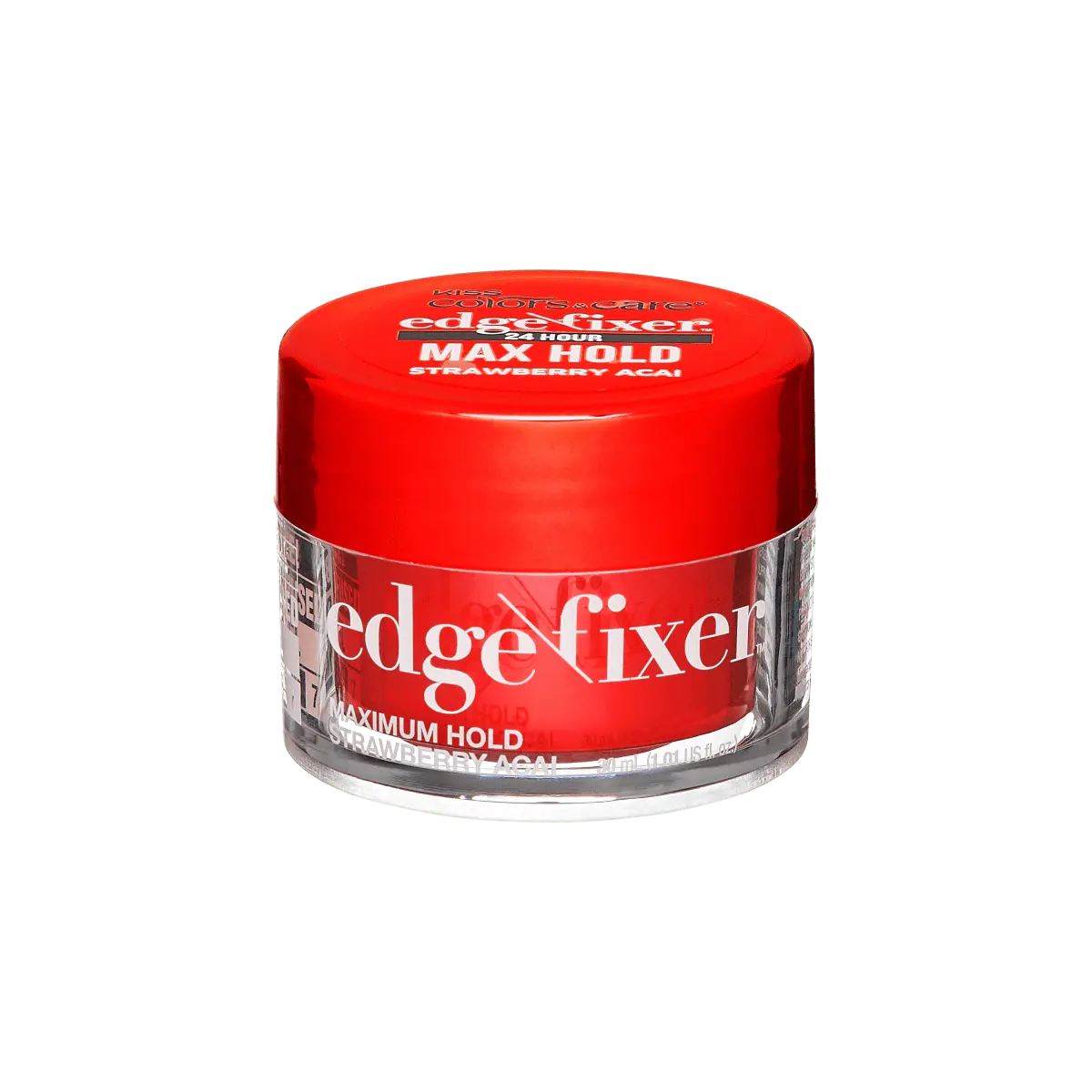 Kiss Colors & Care Edge Fixer 30 mL - Strawberry Acai