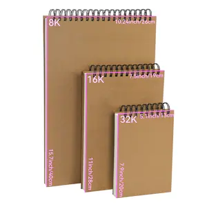 MEEDEN Sketch Book Set, Top Spiral Bound Sketch Pad, 1 Pack 180 Sheets 160gsm Drawing Paper, Acid Free Art Sketchbook Blank Painting Writing Drawing Pad for Kids Beginners Artists