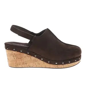 Corkys Womens Make Em Blush Studded Clogs Casual - Brown