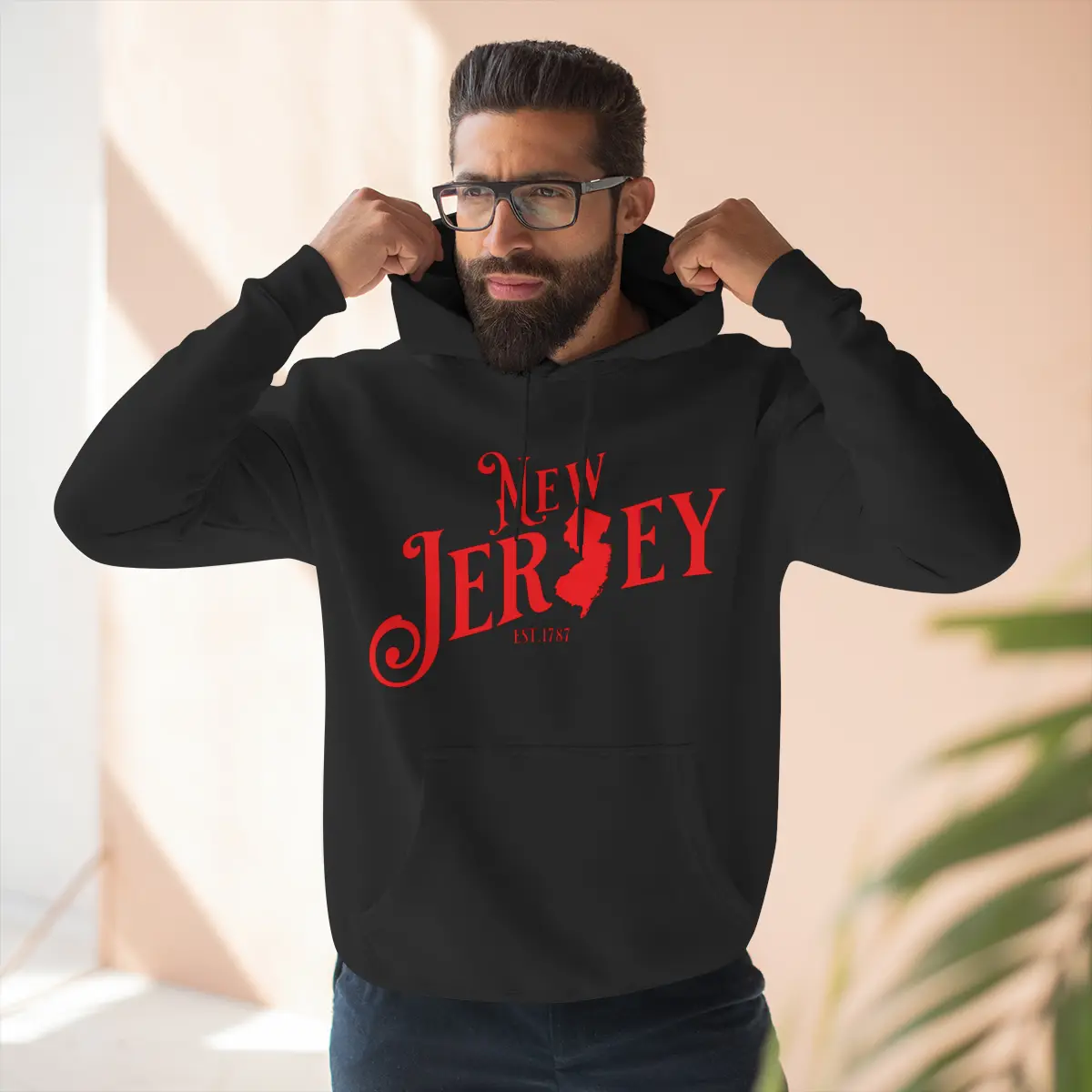 New Jersey hoodie, Men Sweater, Women's Sweate