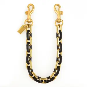 Fashion Retro Heavy-duty Double-layer Splicing Bag Chain, Trendy & All-match High-quality Texture, Fashionable Chain Strap, Chain Detail, Chain Design